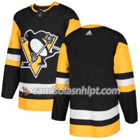 Camisola Pittsburgh Penguins Blank Adidas 2017-2018 Preto Authentic - Homem